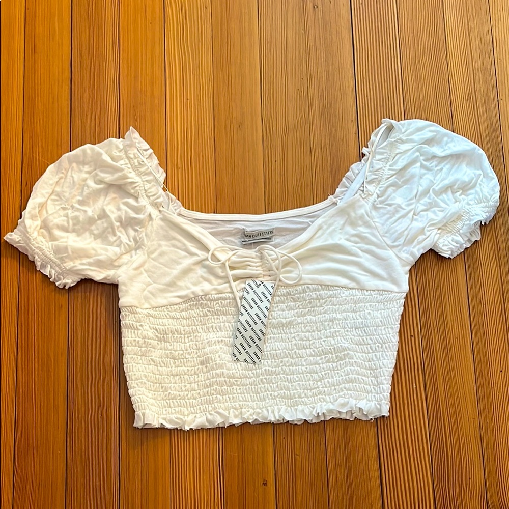 NWT Urban Outfitters white cropped top